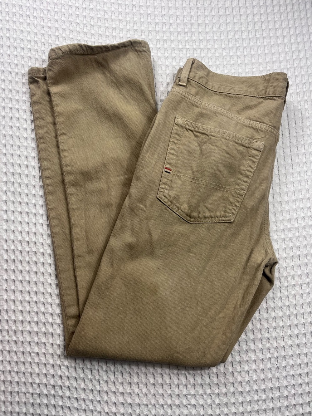 Tommy Hilfiger Men’s Straight Fit Khaki Chino Pants 32×32